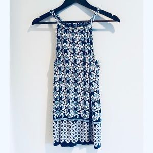 Max Studio halted neck tunic top